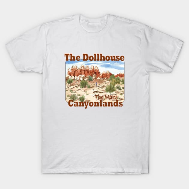 The Dollhouse Hike, Canyonlands T-Shirt by MMcBuck